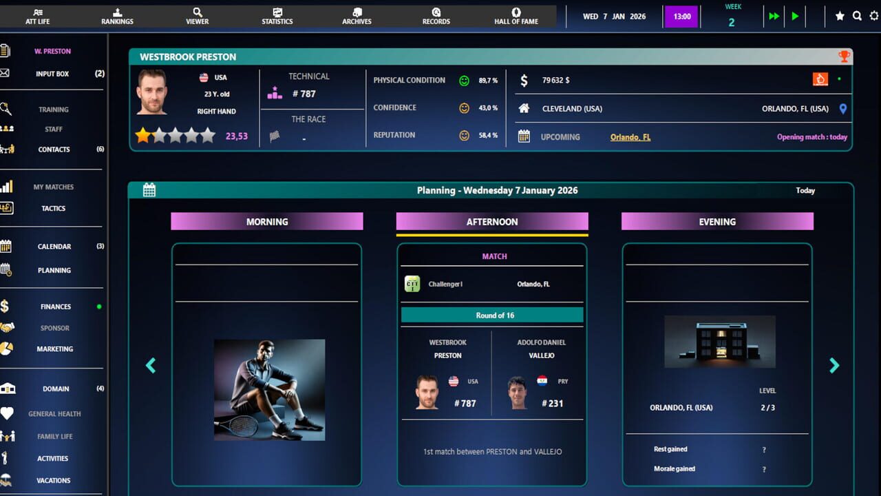 Absolute Tennis Manager 2 screenshot