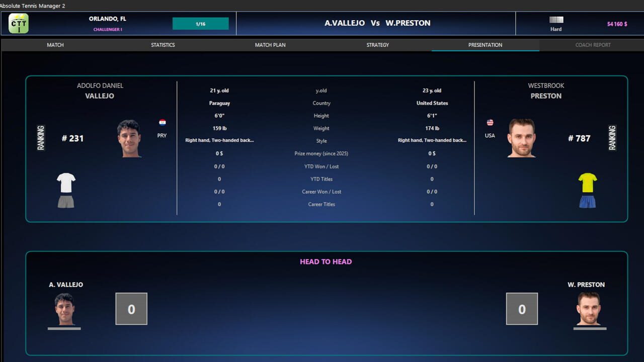 Absolute Tennis Manager 2 screenshot