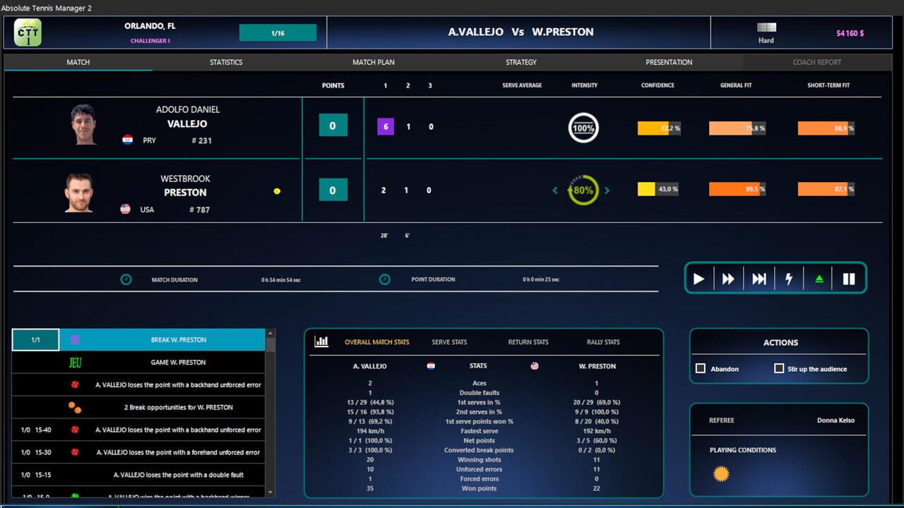 Absolute Tennis Manager 2 screenshot