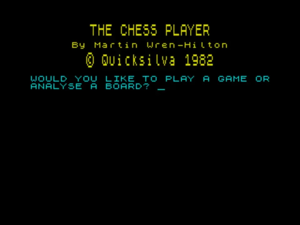 The Chess Player