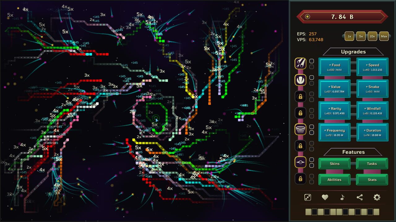 Auto Snakes in Outer Space screenshot