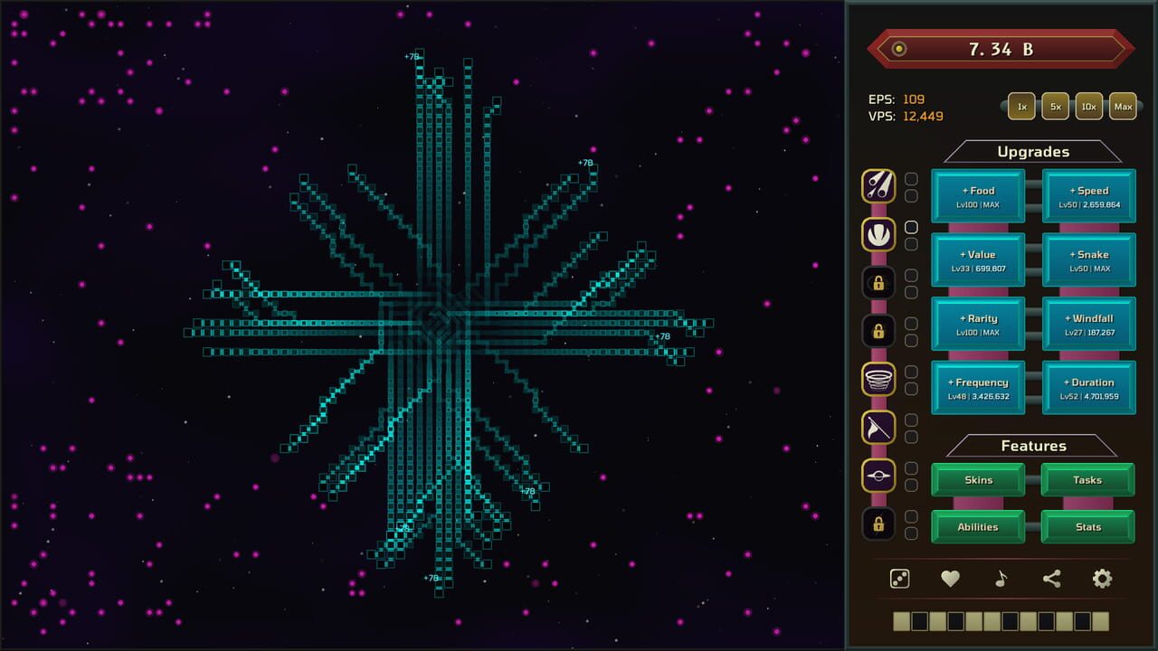 Auto Snakes in Outer Space screenshot