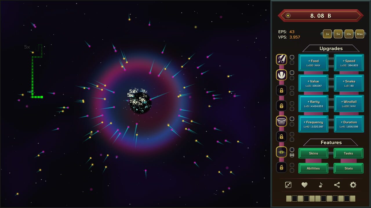 Auto Snakes in Outer Space screenshot