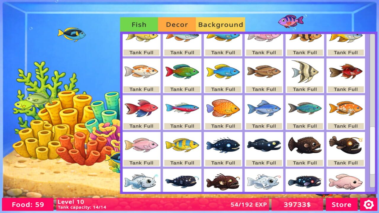 Arc Aquarium screenshot