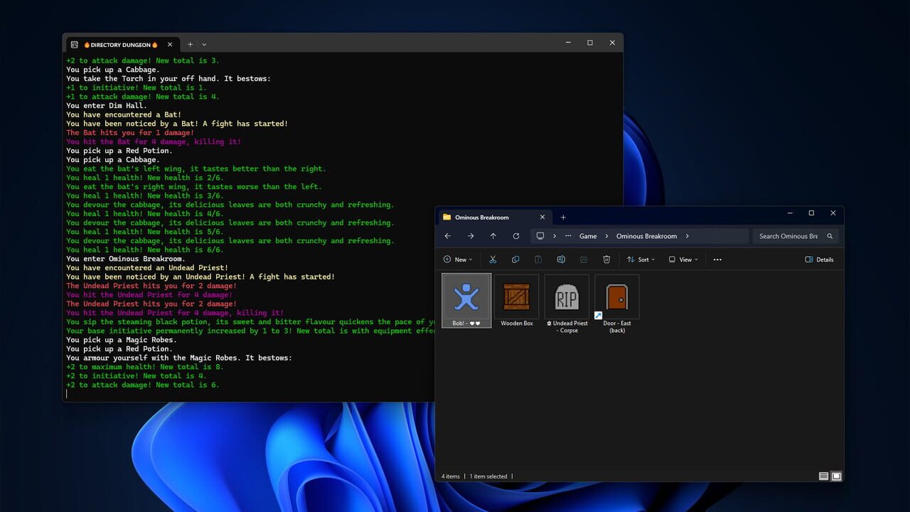 Directory Dungeon - File Explorer Dungeon Crawler screenshot
