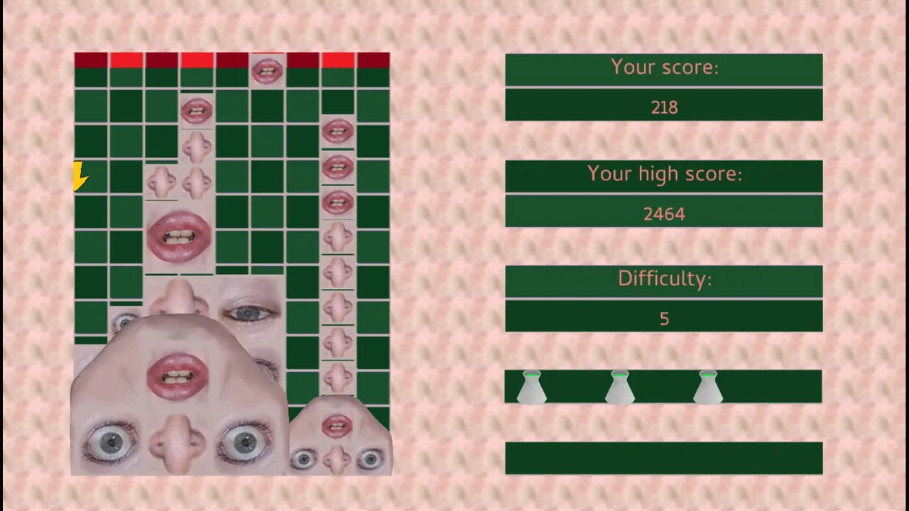 Falling Face Fragments screenshot 1