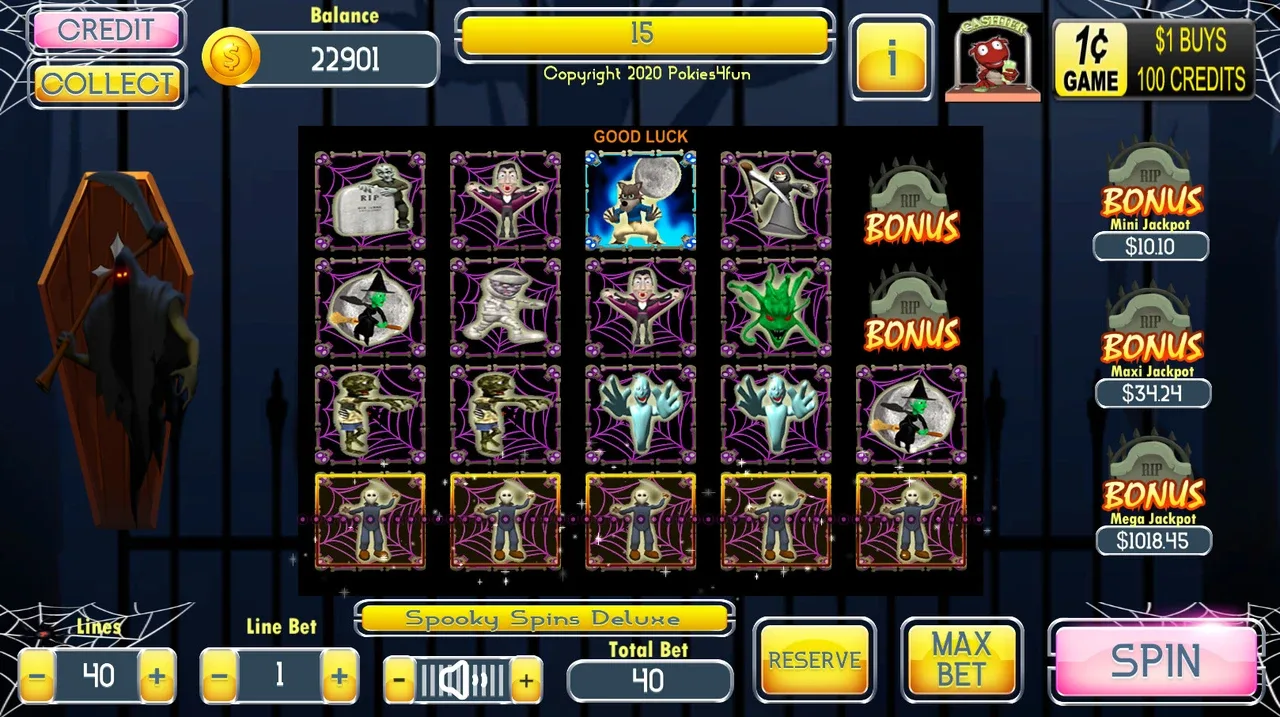 Spooky Spins Deluxe screenshot 1