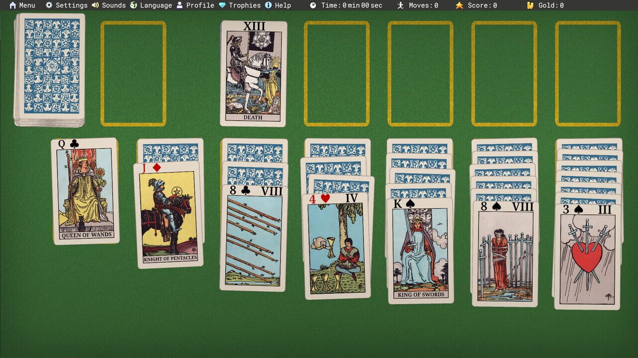 Star and Serpent Solitaire screenshot