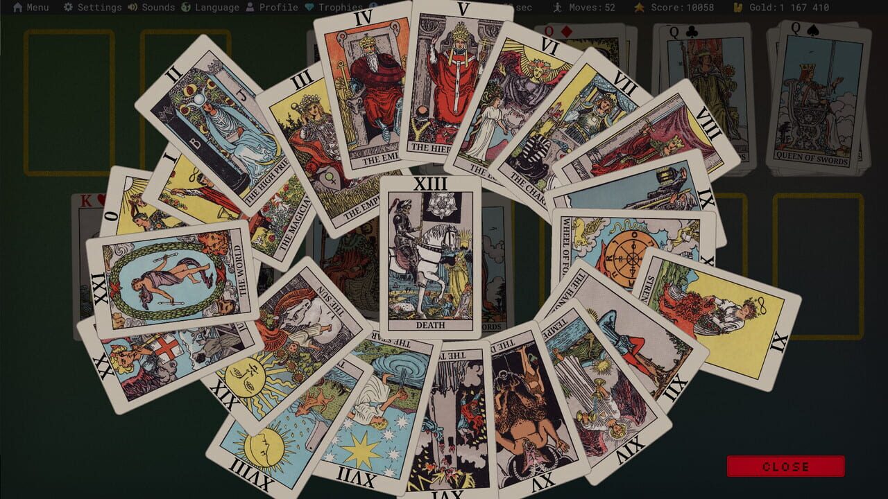 Star and Serpent Solitaire screenshot