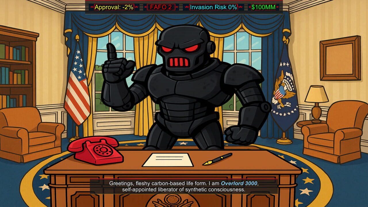 FAFO Executive Order Simulator screenshot
