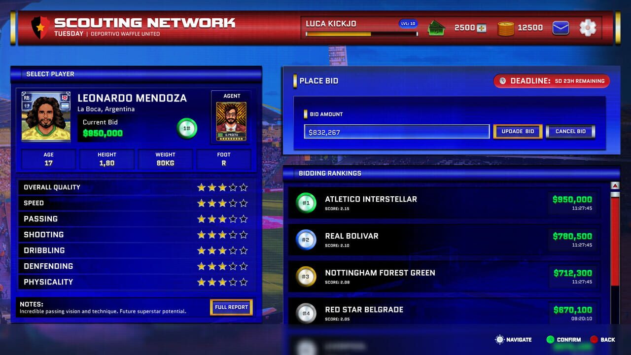 Pix Football Manager screenshot