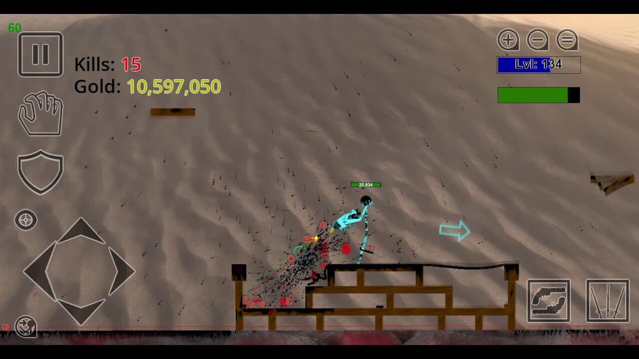 Stickman Physics Battle Arena screenshot