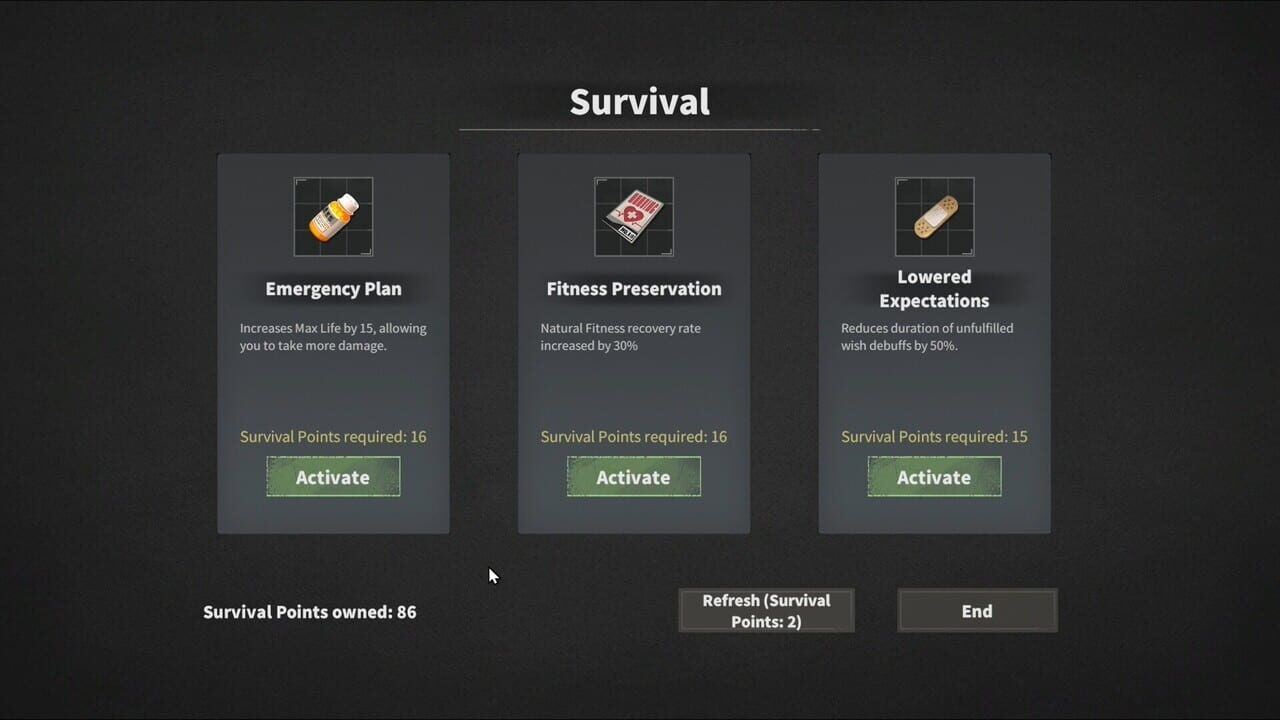 Survival Log screenshot