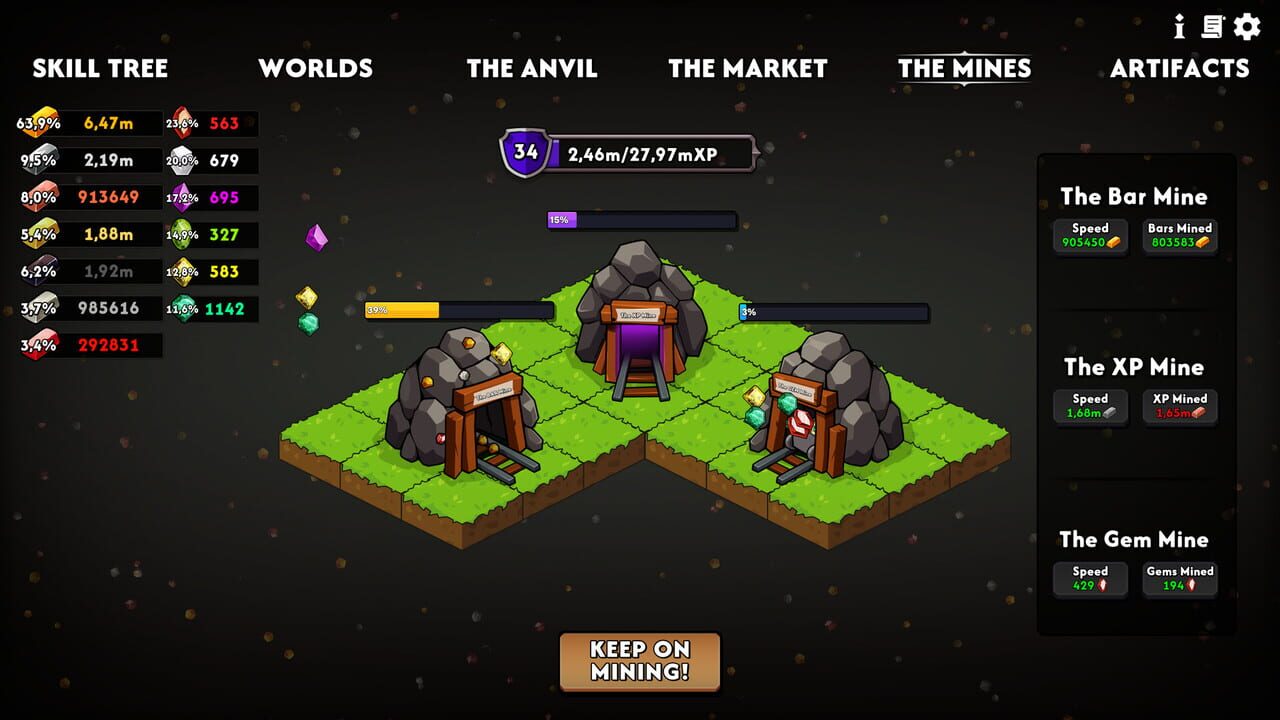 Keep on Mining!: Worlds screenshot