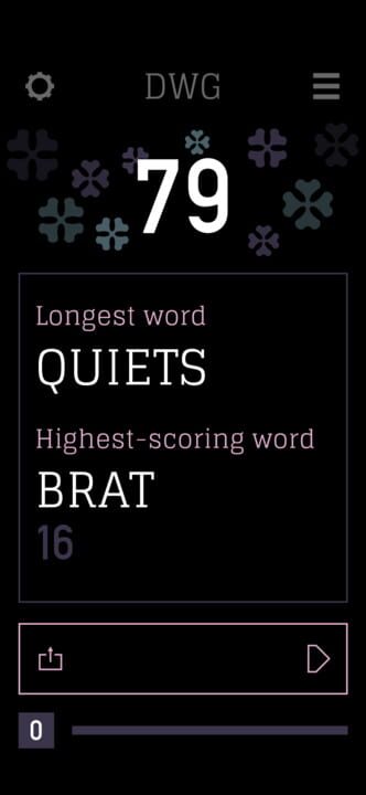 Dave's Word Game screenshot