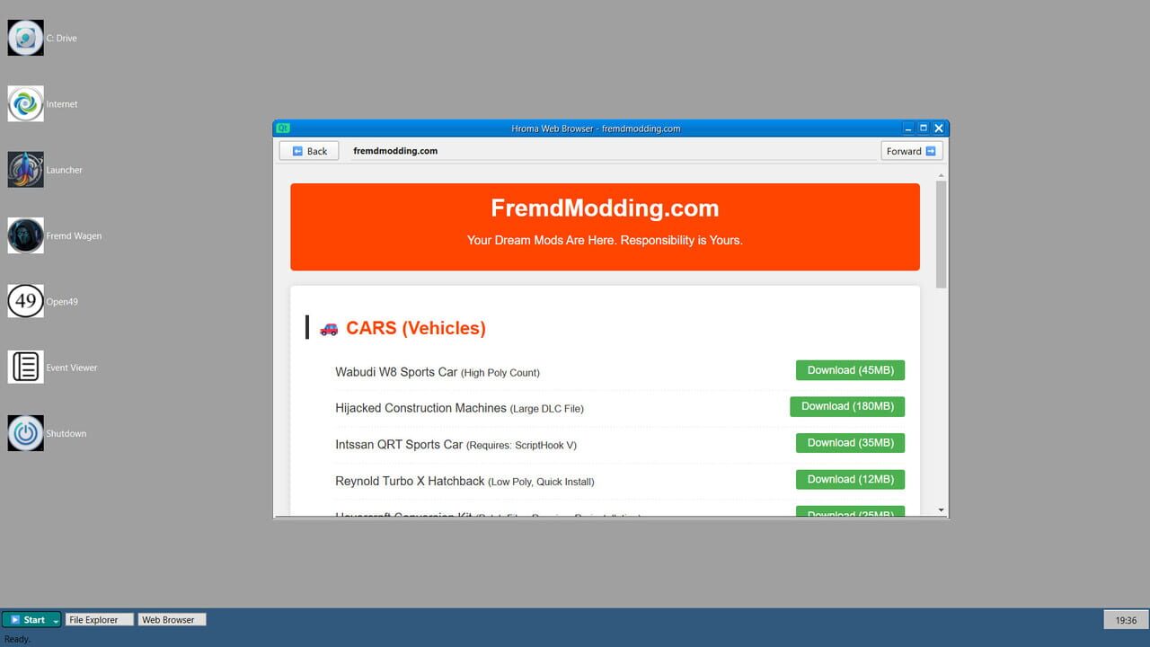 Fremd Wagen: Mod Chaos screenshot