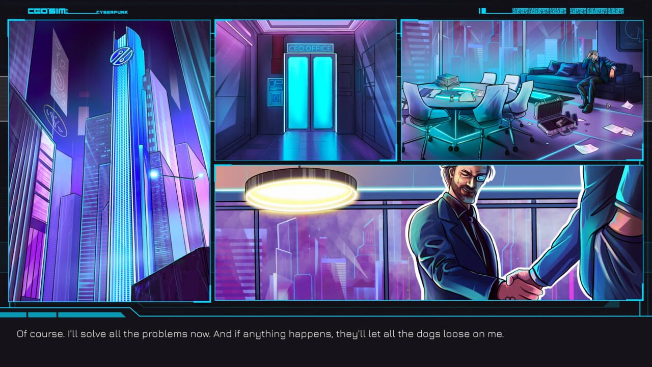 CEO Sim: Cyberpunk screenshot