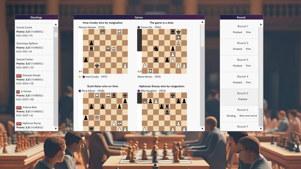 Chess Club Manager