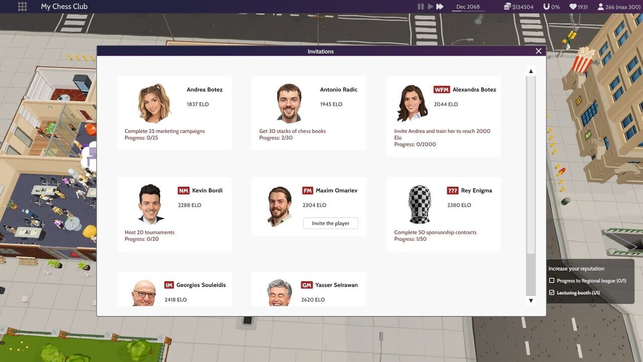 Chess Club Manager