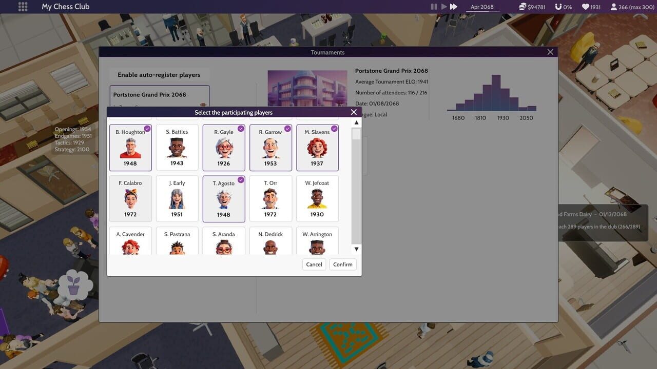 Chess Club Manager