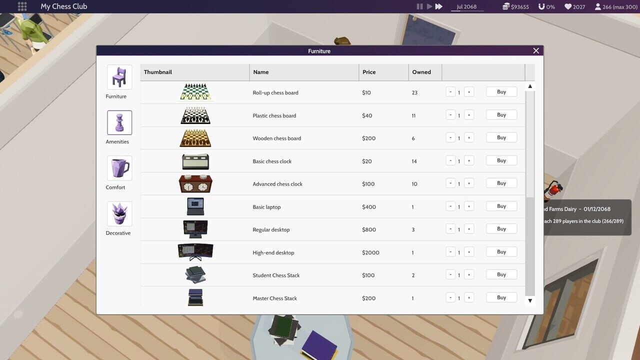 Chess Club Manager