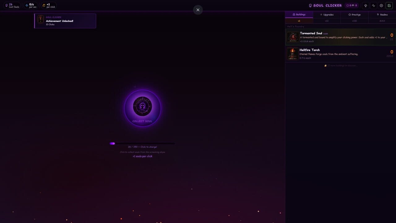 Soul Clicker screenshot