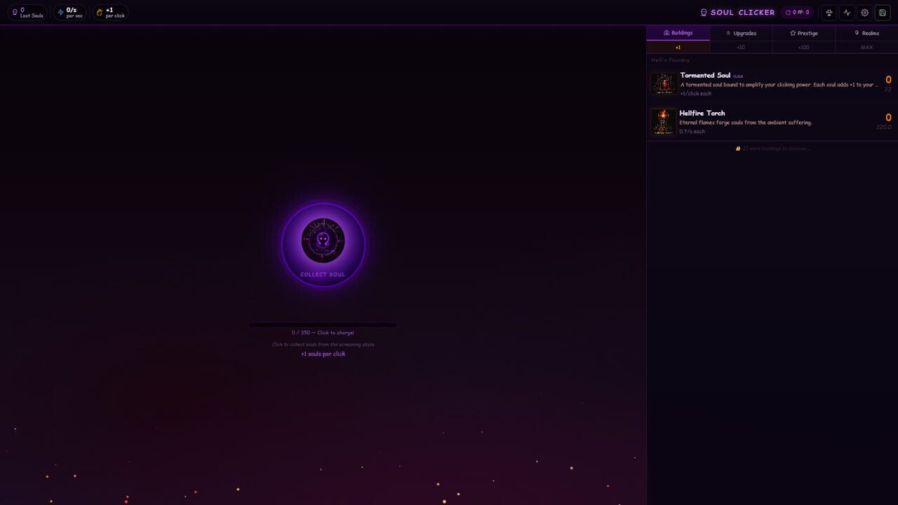 Soul Clicker screenshot