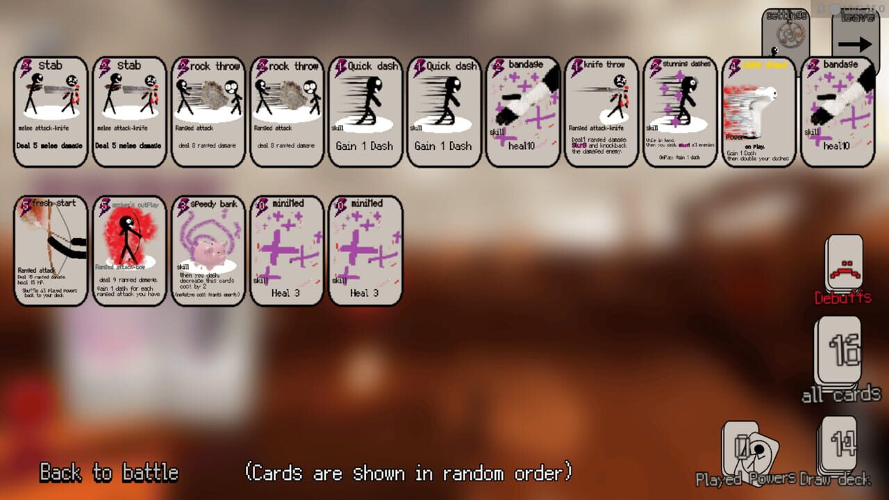 Cards of Action
