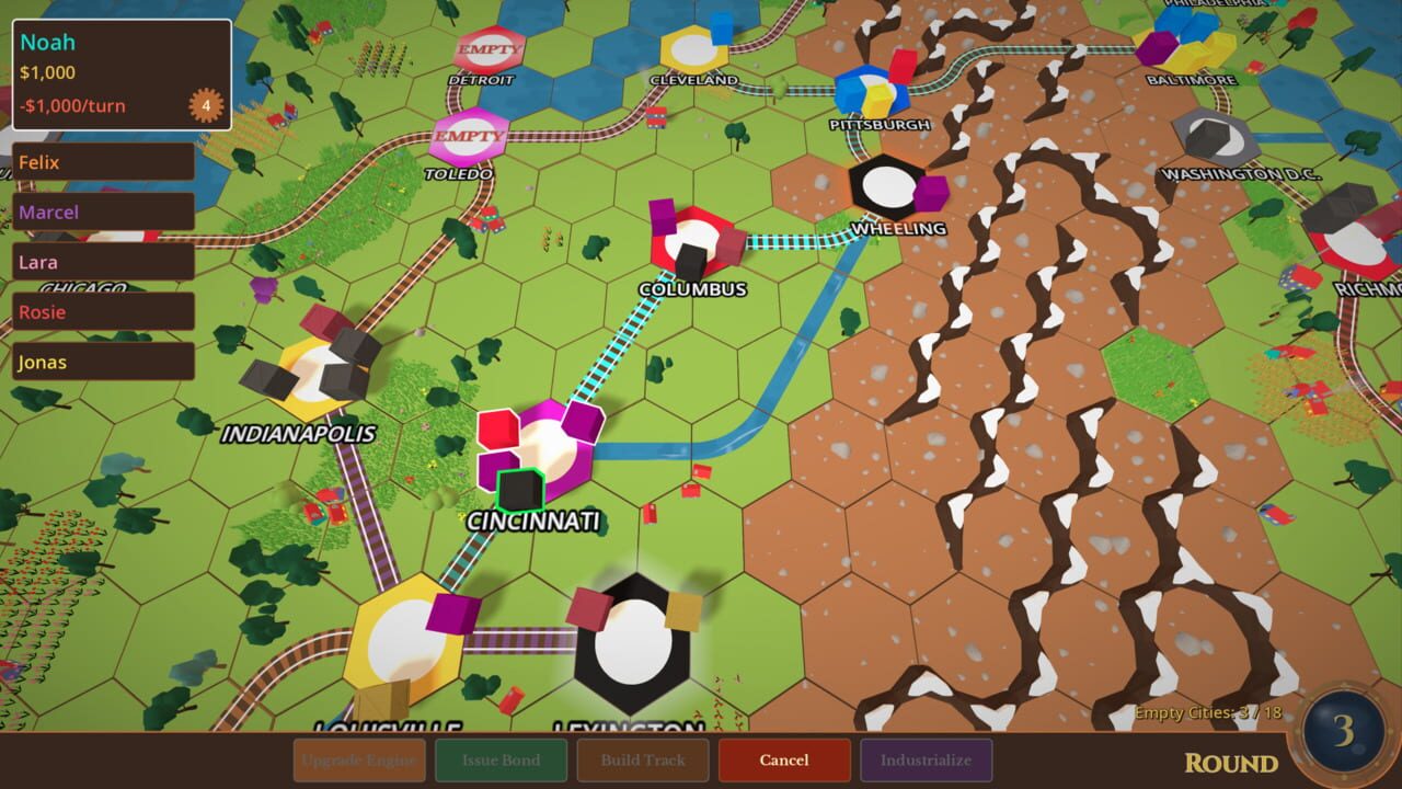 Rails & Rivals screenshot