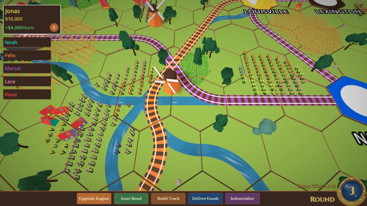 Rails & Rivals screenshot