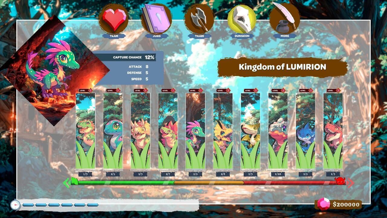 Dino Evolution: Catch Dinosaurs and Raise Anime Primeval Girls screenshot