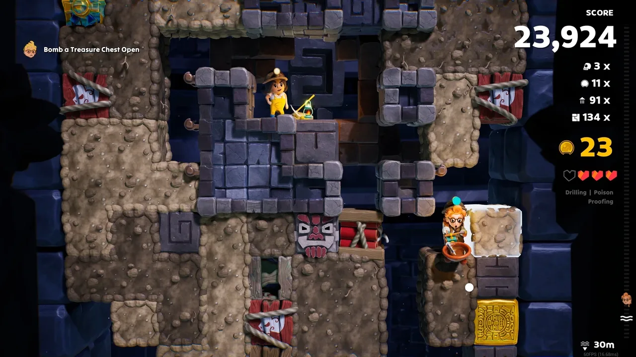 Záběr z akční arkády Pit Panic