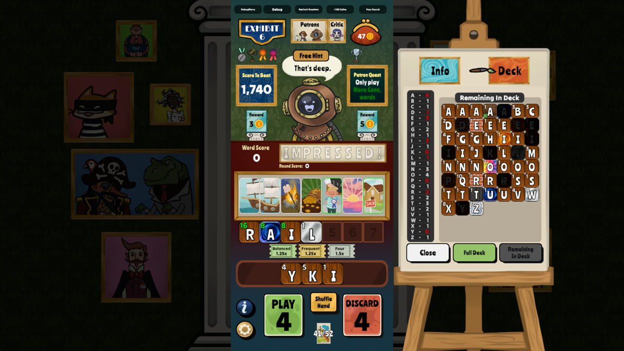 Scriver: A Word Game screenshot