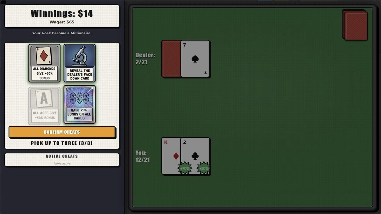 Blackjack: Cheat the House! screenshot