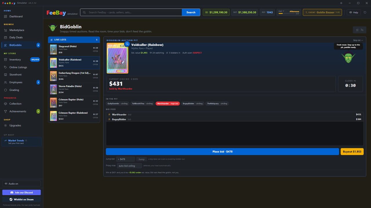 FeeBay screenshot