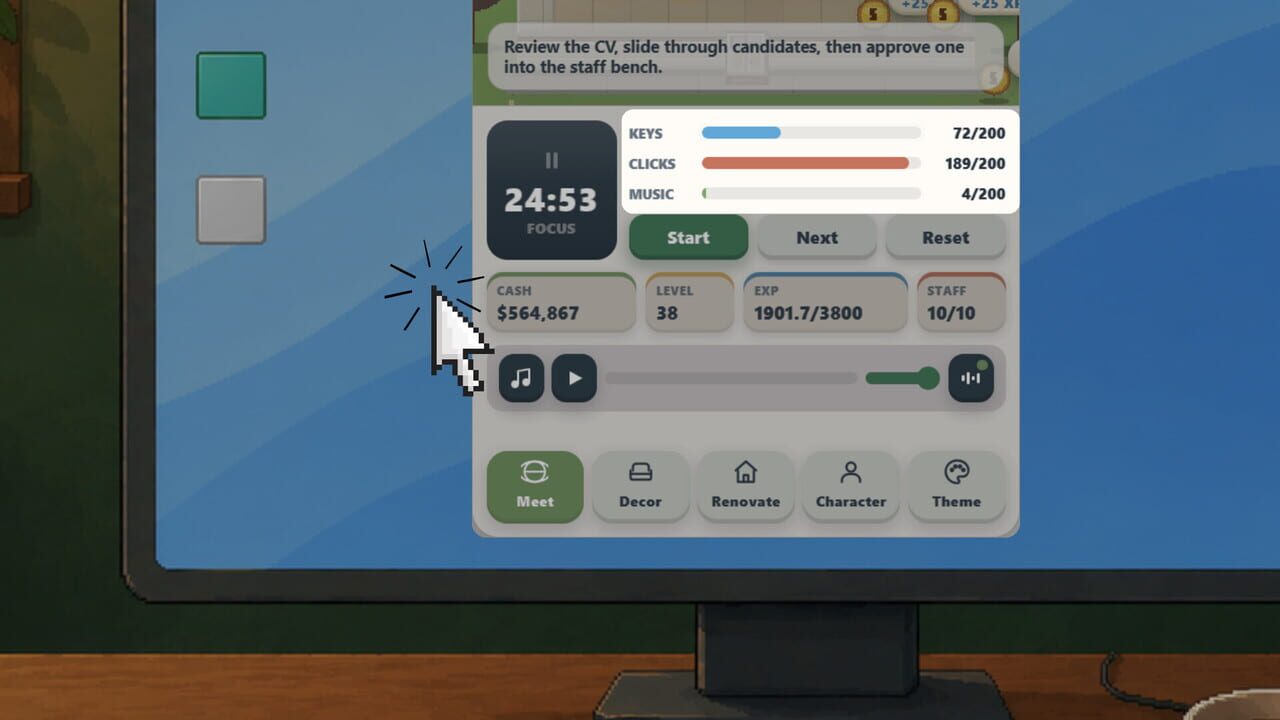 MyBiz: Pomodoro Desk Tycoon screenshot