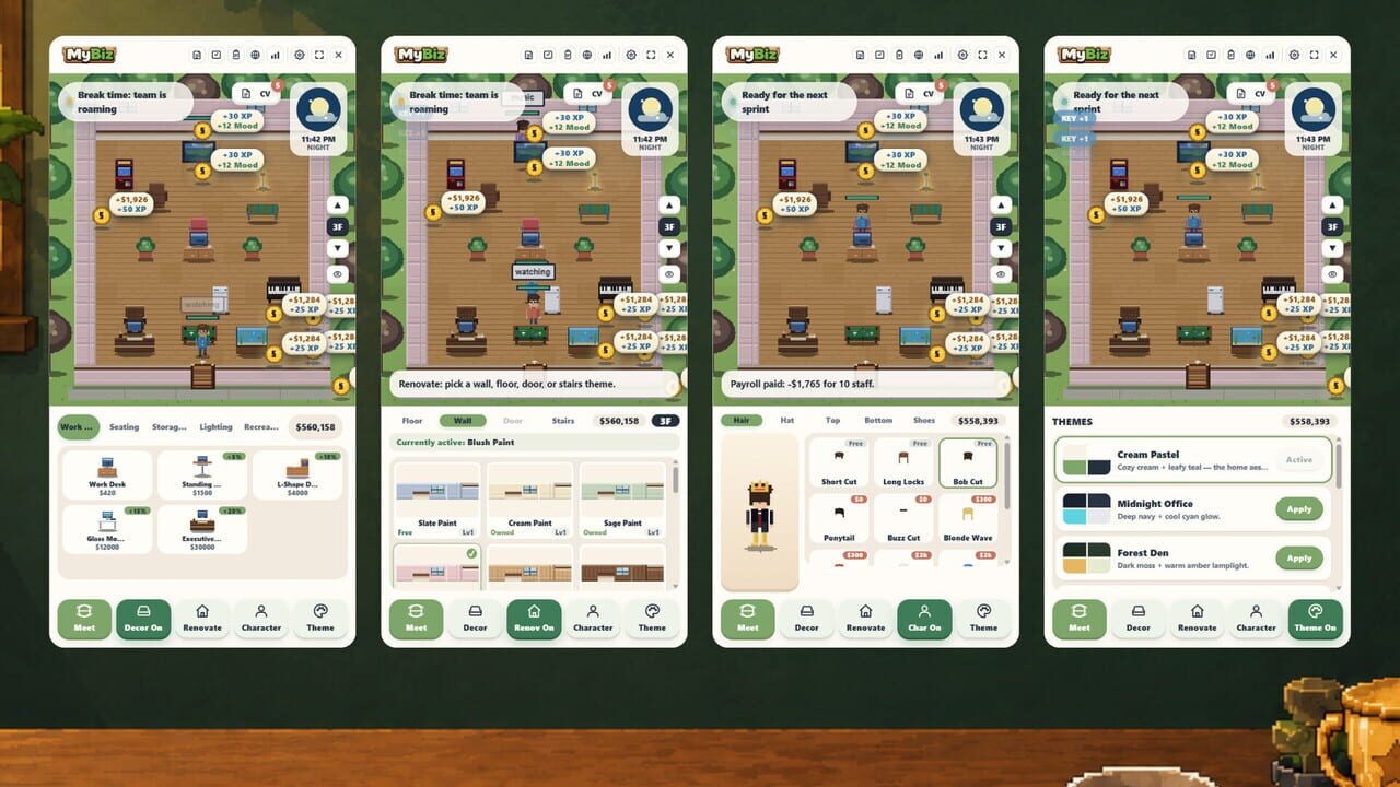 MyBiz: Pomodoro Desk Tycoon screenshot