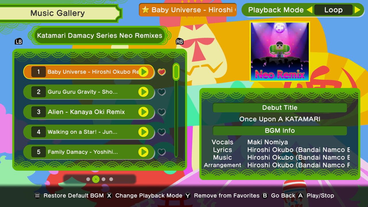Once Upon a Katamari: Katamari Damacy Series Neo Remixes screenshot