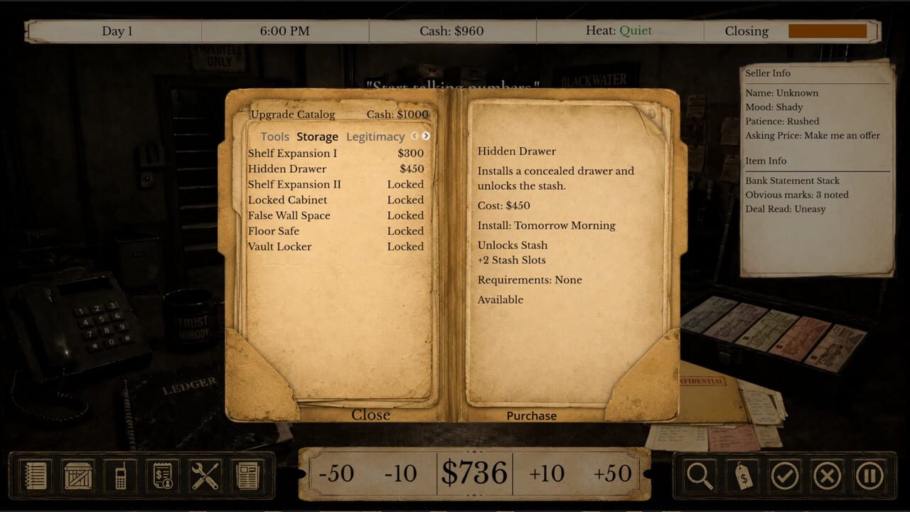 Blackwater Exchange screenshot