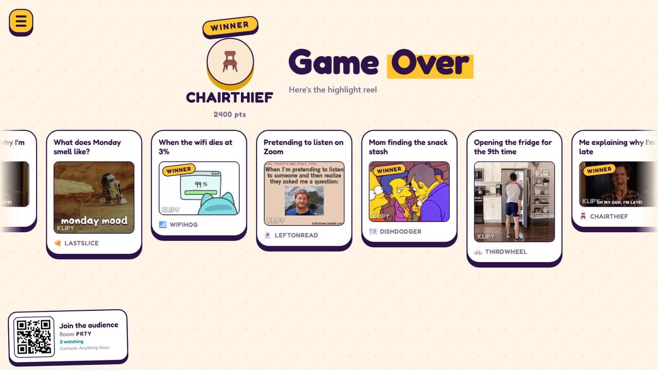 The GIF Game screenshot