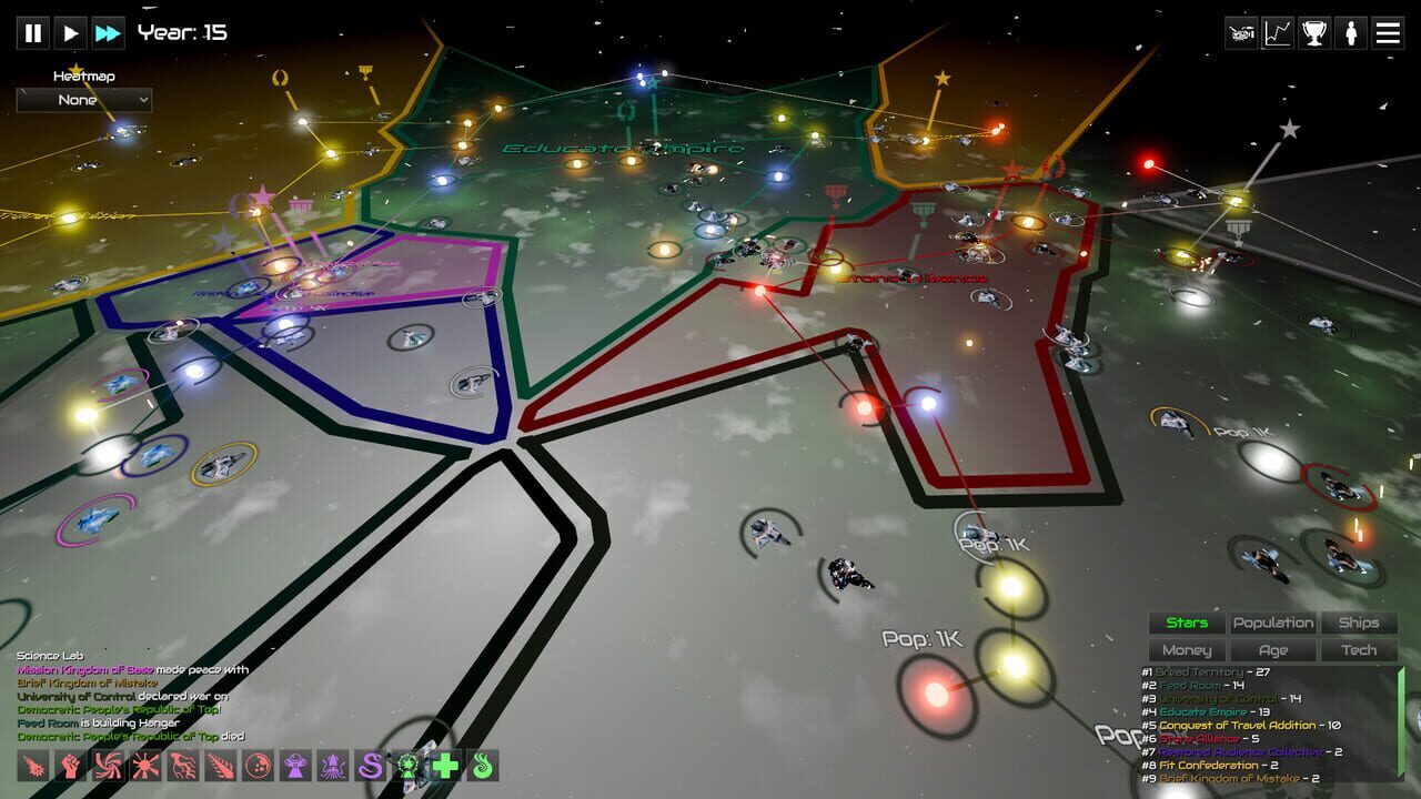 GalactiWar: Empire Simulator screenshot