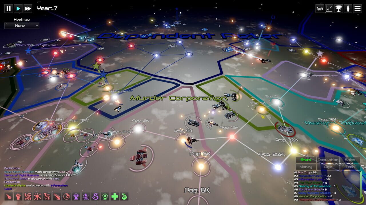 GalactiWar: Empire Simulator screenshot
