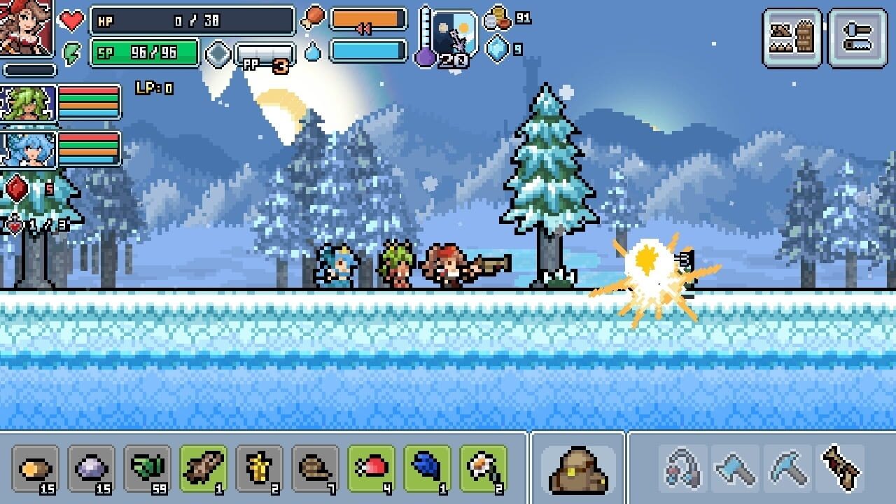 Ultra Pixel Survive 2 screenshot