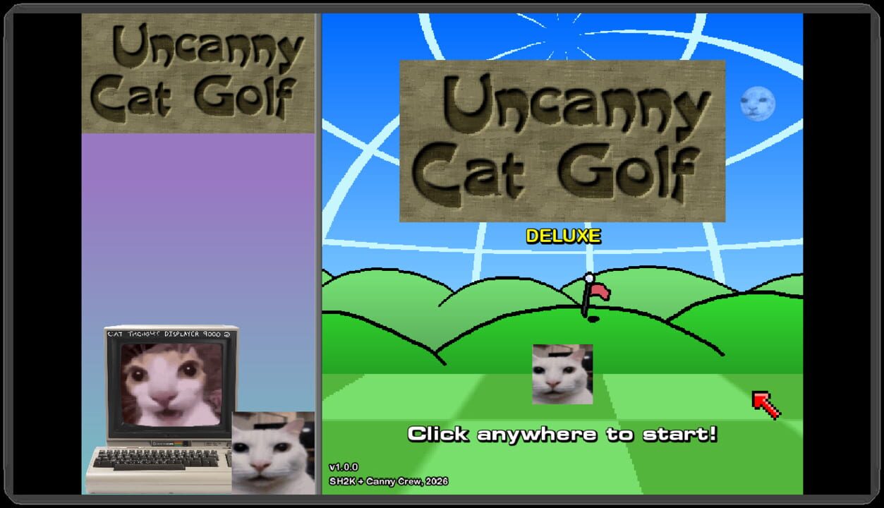 Screenshot of Uncanny Cat Golf
