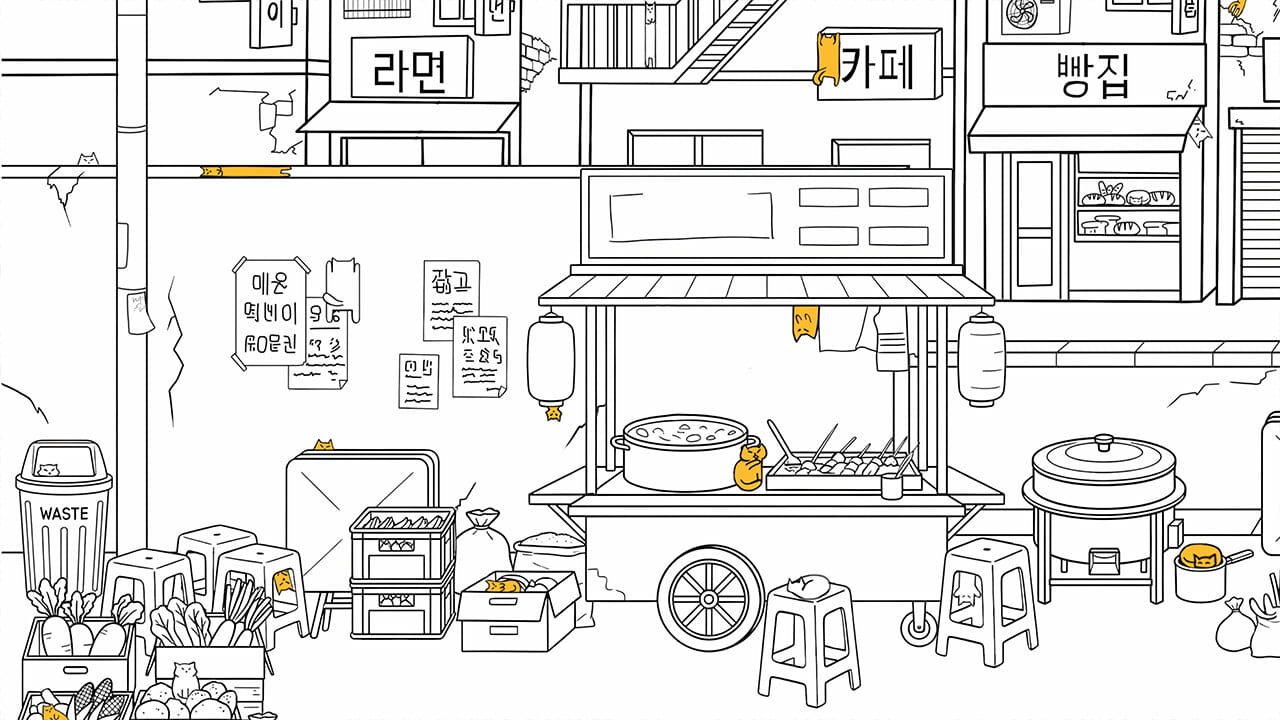 100 Korean Hidden Cats