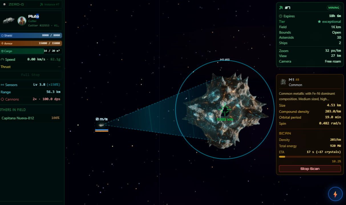 Zero-G MMO screenshot