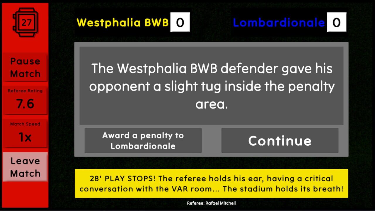 The Referee Committee screenshot