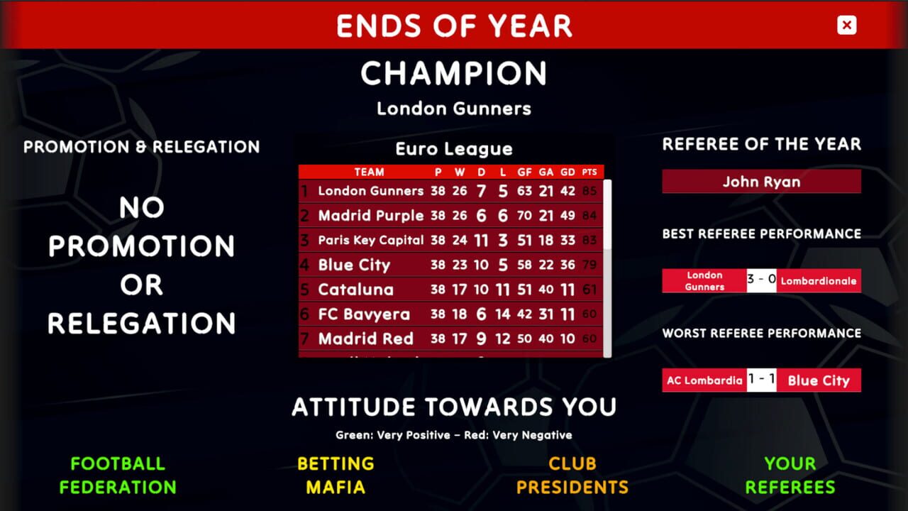 The Referee Committee screenshot