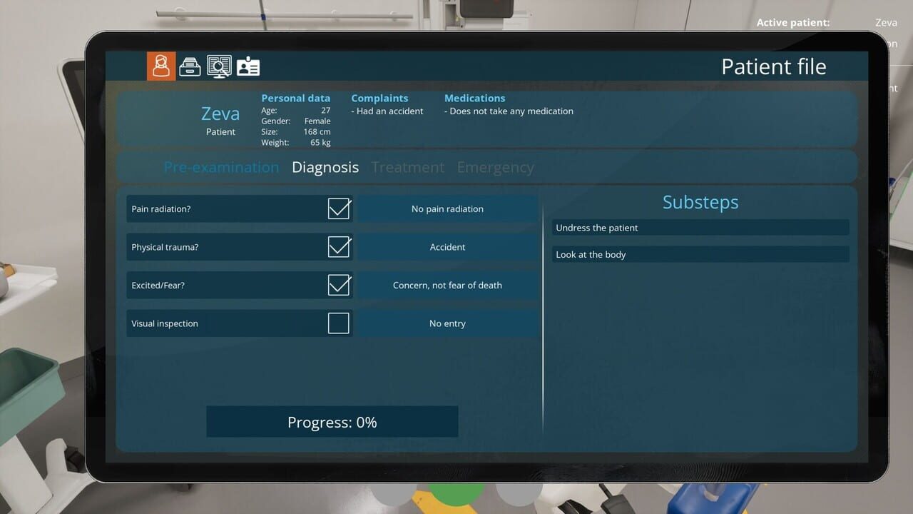Emergency Room Simulator screenshot