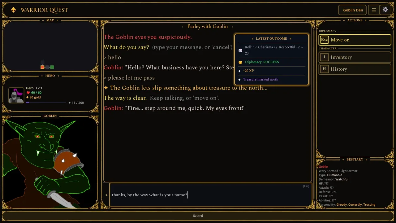 Warrior Quest screenshot 2